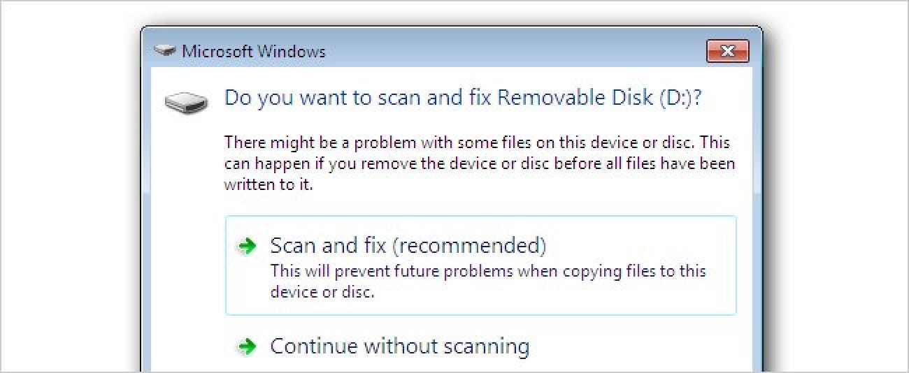 Scan for errors mac